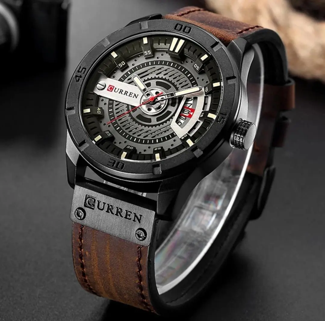 New Curren Watches with Leather Straps thumbnail 3