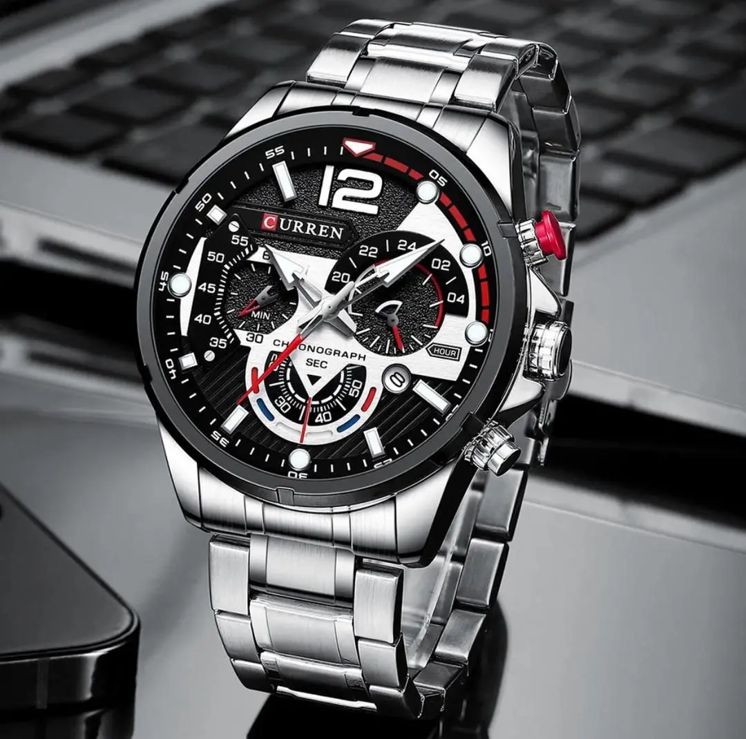 New Curren Watches with Leather Straps thumbnail 7