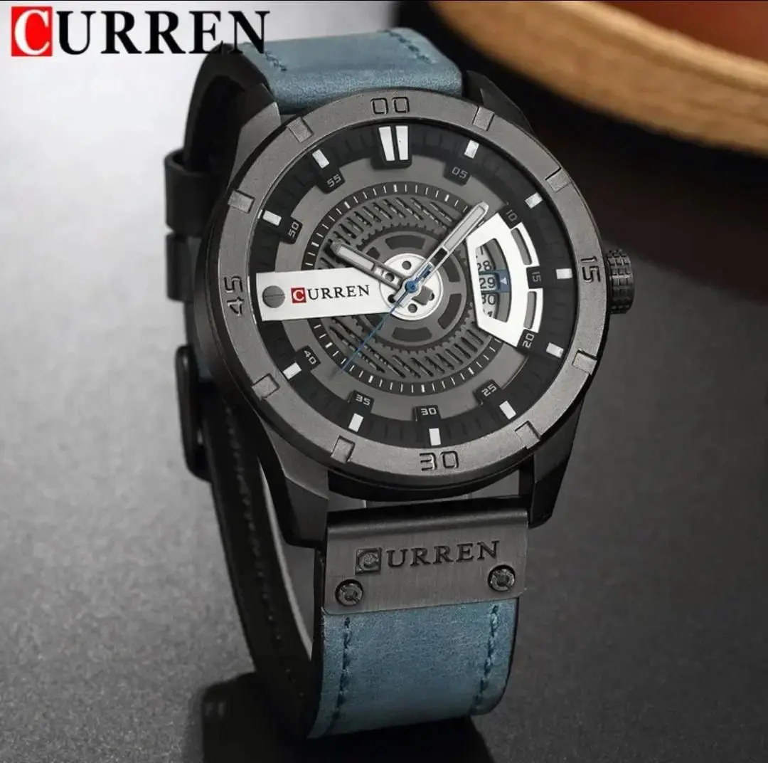 New Curren Watches with Leather Straps thumbnail 9