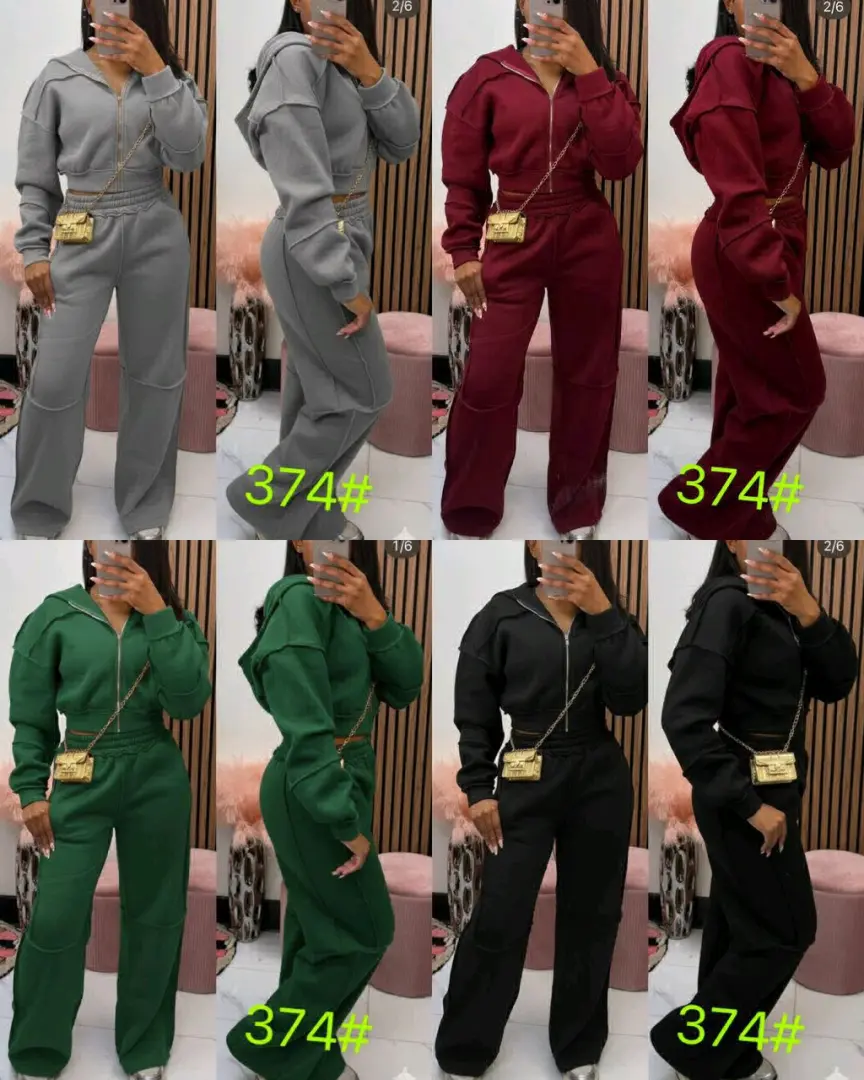 Black Three-Piece Tracksuit Set thumbnail 5