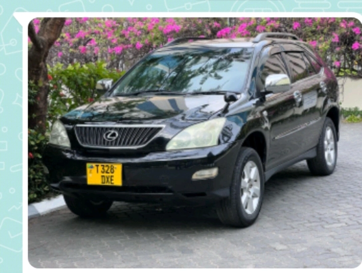 Toyota Harrier 2008 Automatic Black SUV thumbnail 3