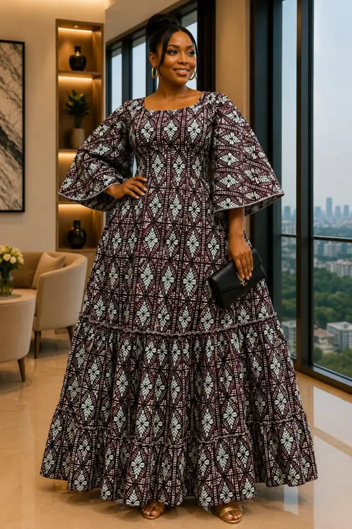 Kitenge Dress za Kisasa