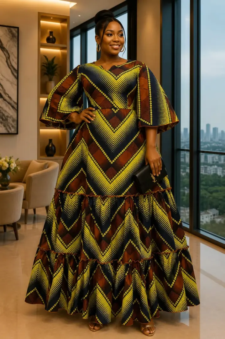 Kitenge Dress za Kisasa thumbnail 3