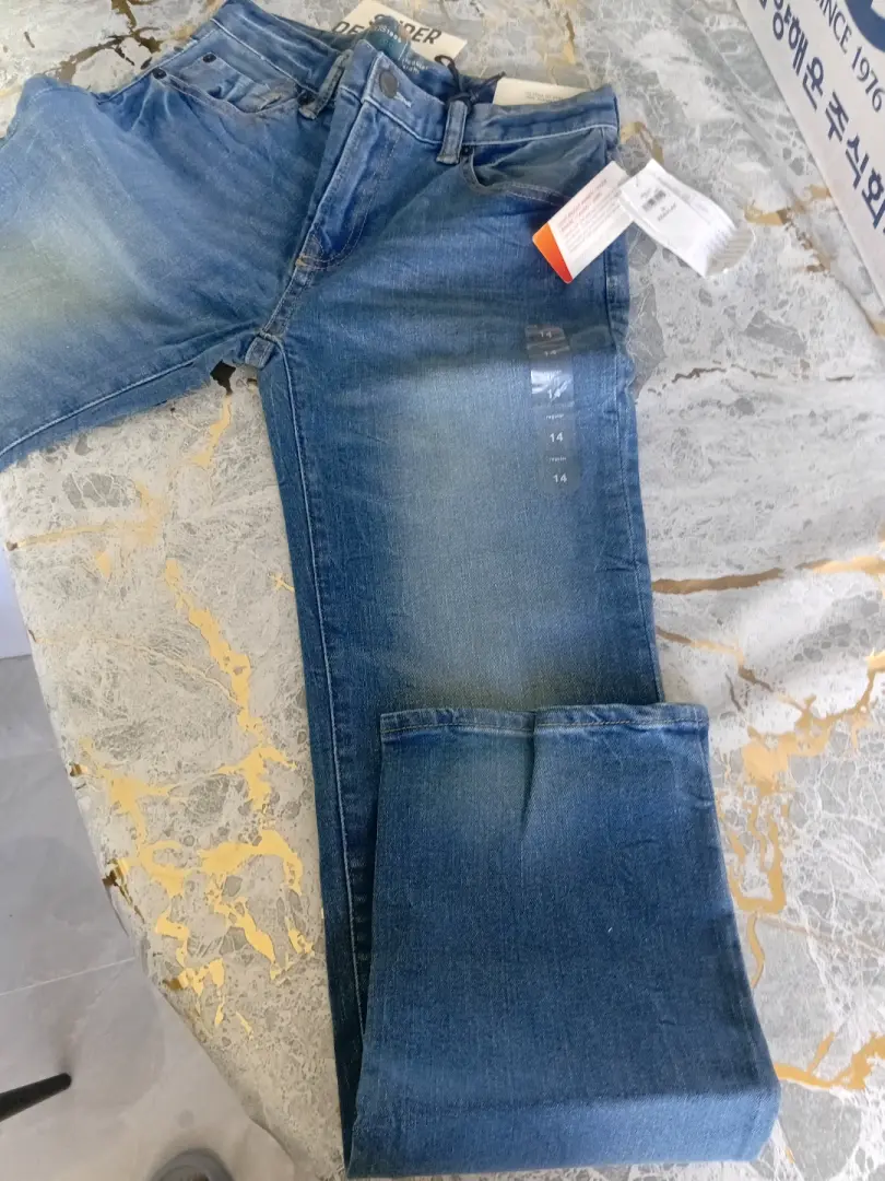 Kids' Blue Denim Jeans - Korean Brand