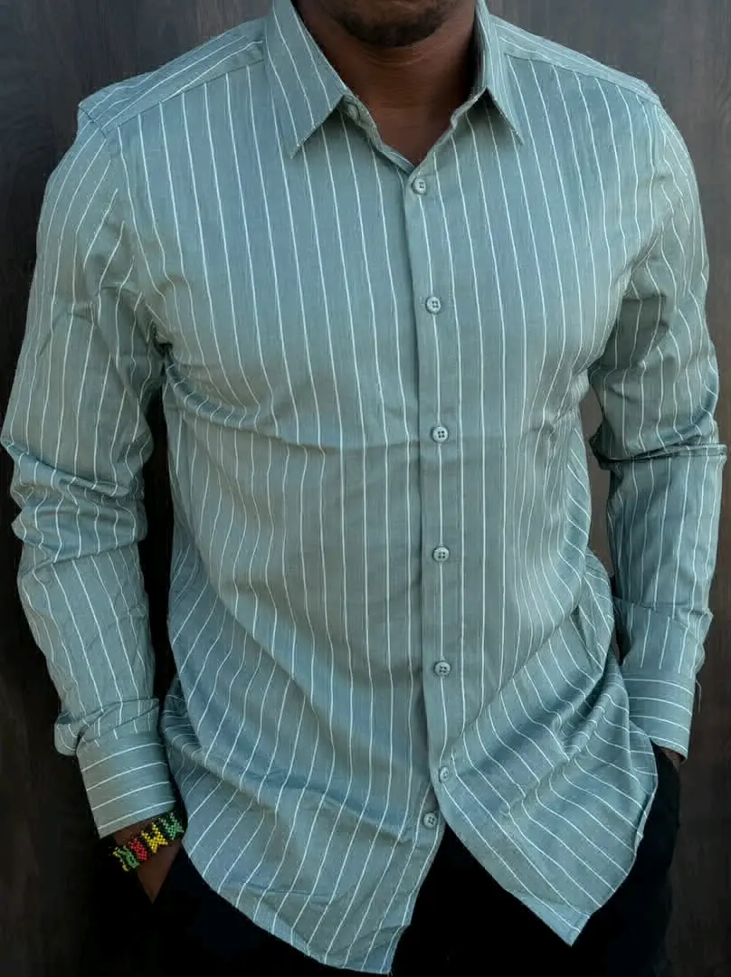 Striped Long-sleeve Casual Shirt thumbnail 2