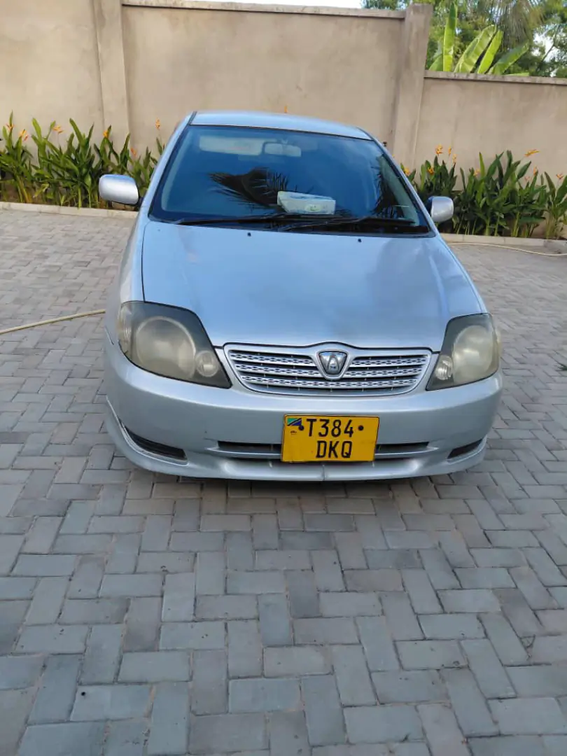 Toyota Allex 2003 Silver thumbnail 4