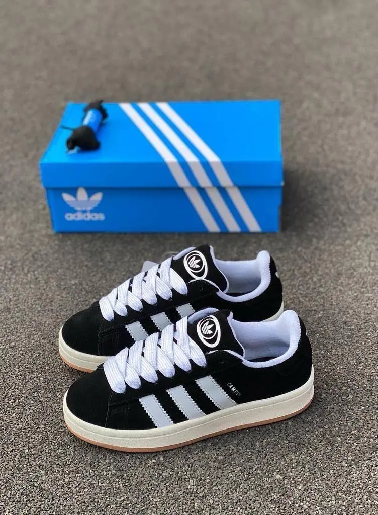 Adidas Campus Sneakers Nyeusi thumbnail 4