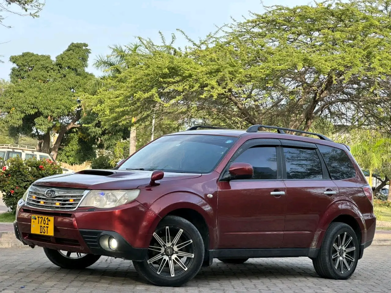 Subaru Forester Turbo XT 2008, Red thumbnail 2