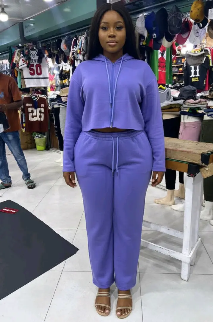 Pink Two-Piece Tracksuit (Sizes M-XXL) thumbnail 2