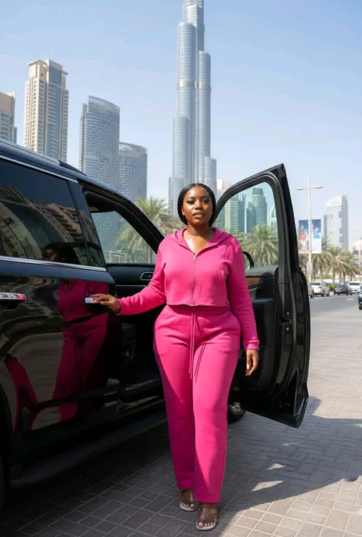 Pink Two-Piece Tracksuit (Sizes M-XXL) thumbnail 4