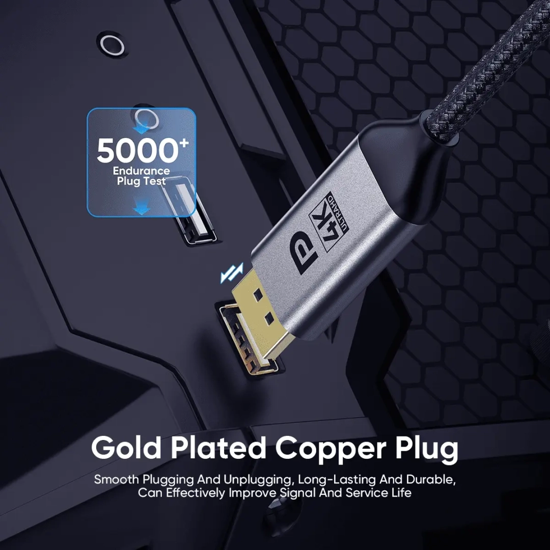 VIDVIE HD02 USB Type-C to DisplayPort Cable 4K 10Gbps thumbnail 5