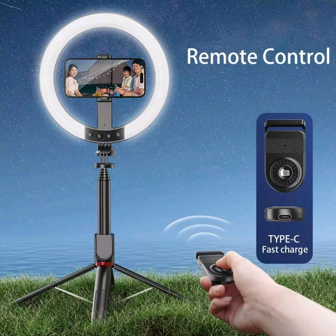 P225-Q Aluminum Ring Light Selfie Stick/Tripod thumbnail 4
