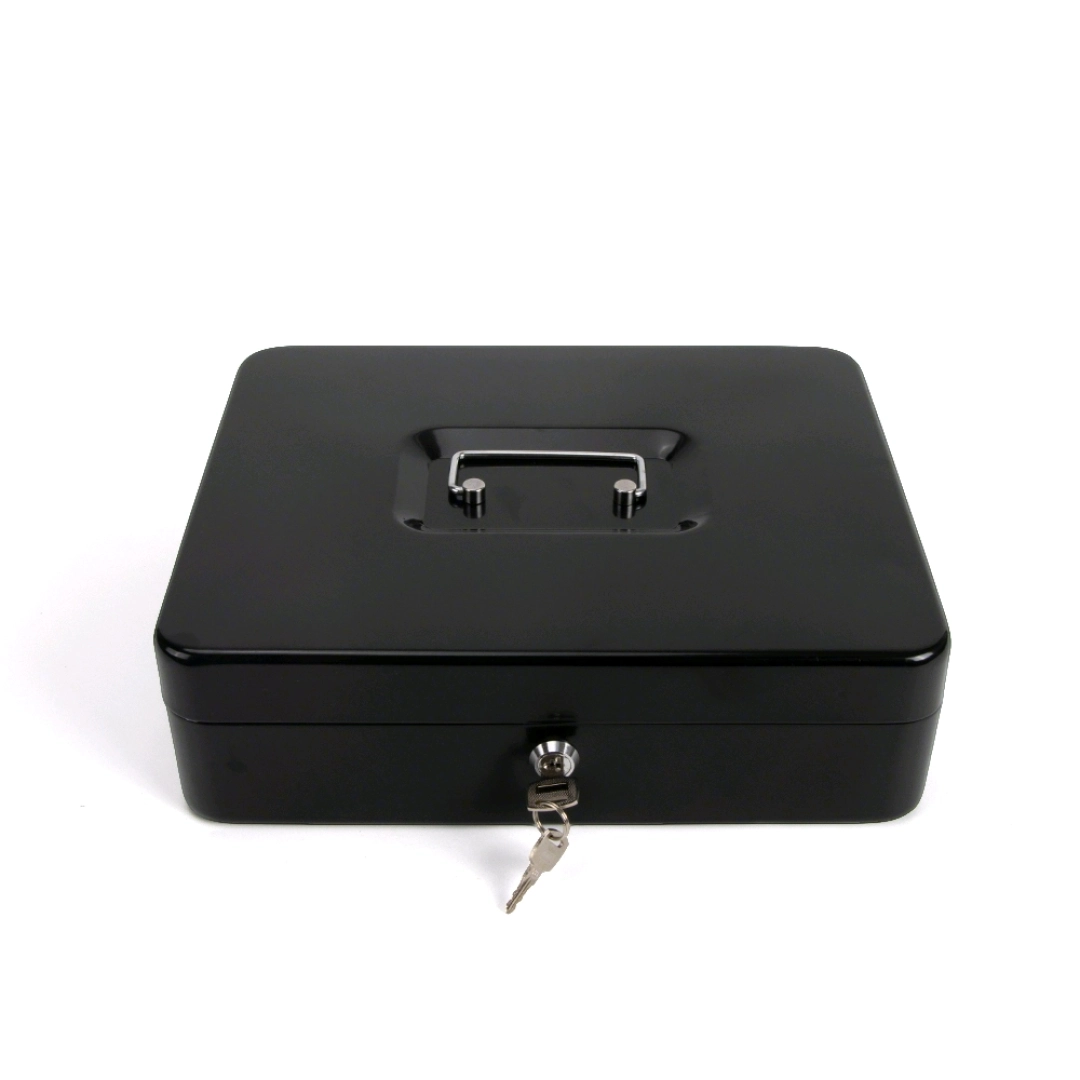 Portable Metal Cash Box with Key Lock