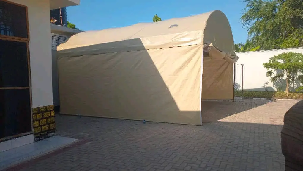 Warehouse Tent 5m x 5m (PVC 700 GSM)
