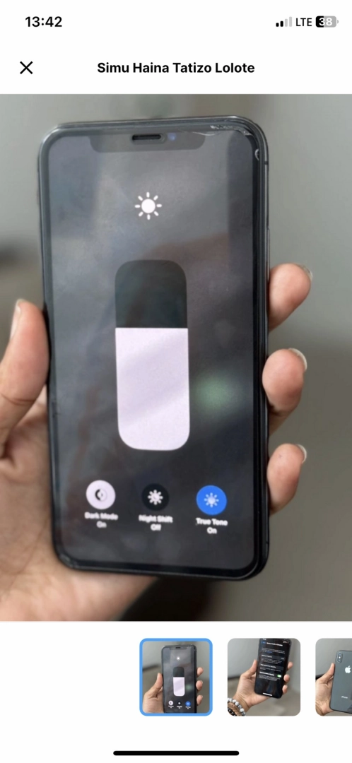 IPhone X 256GB Black 100% Battery Health thumbnail 4