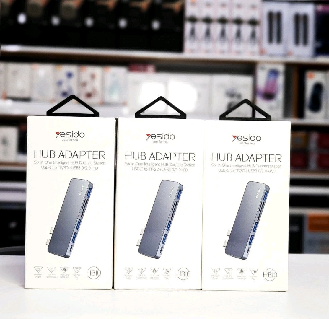 Yesido HB10 6-in-1 USB-C Intelligent HUB Docking Station