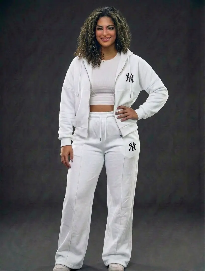 Three-Piece Red Tracksuit Set (NY Logo) thumbnail 4