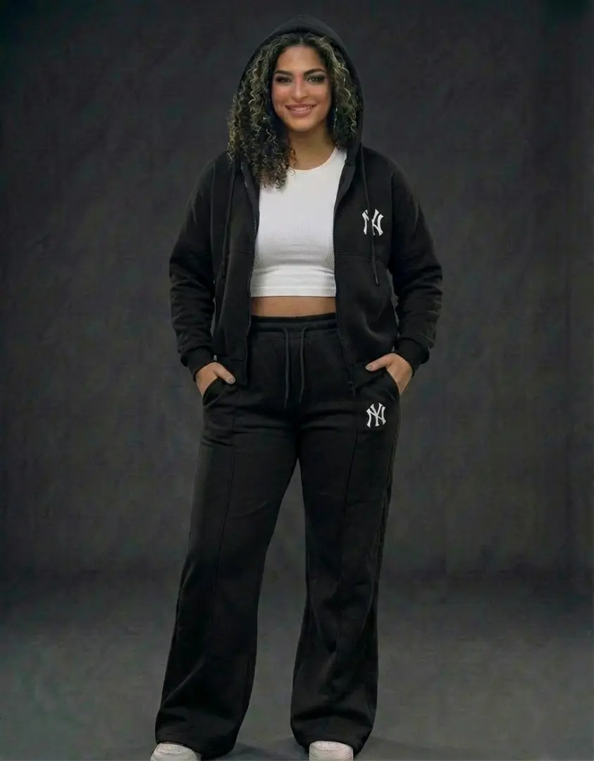 Three-Piece Red Tracksuit Set (NY Logo) thumbnail 6
