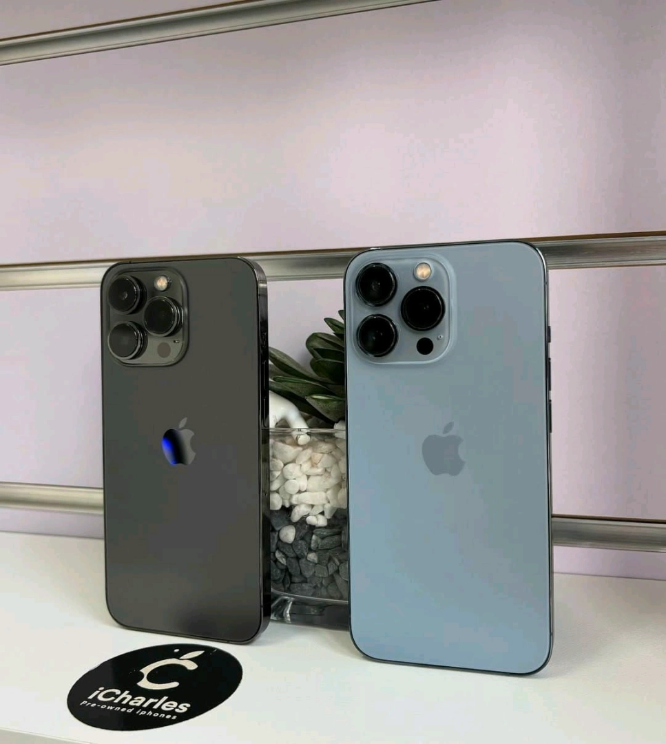 Two Apple iPhone 13 Pro Smartphones