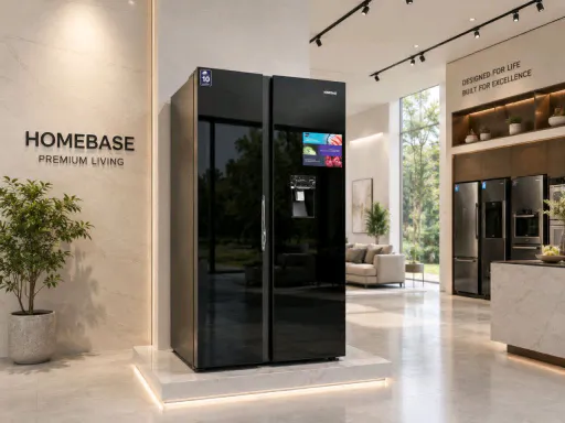 Homebase Side-by-Side Refrigerator HB3-88M (529L)