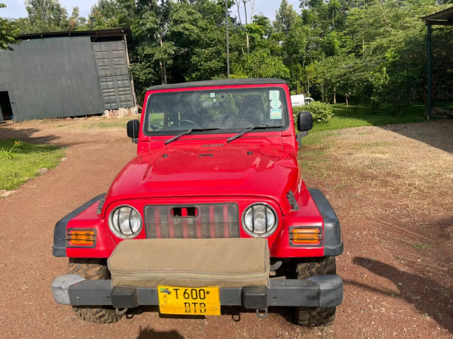 2004 Red Jeep Wrangler Manual for Sale thumbnail 2