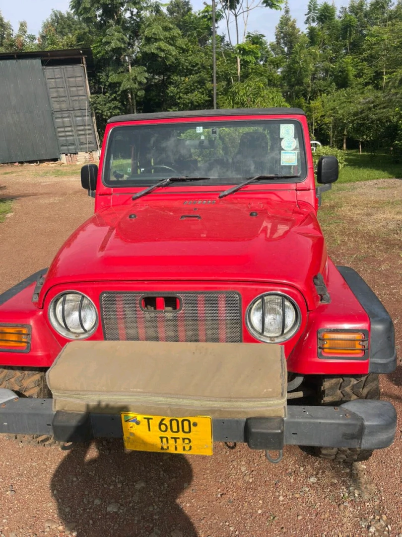 2004 Red Jeep Wrangler Manual for Sale thumbnail 5