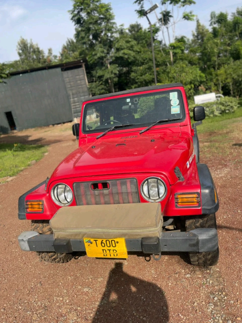 2004 Red Jeep Wrangler Manual for Sale thumbnail 6