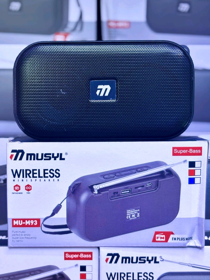 MUSYL MU-M93 Portable Bluetooth Speaker with FM Radio