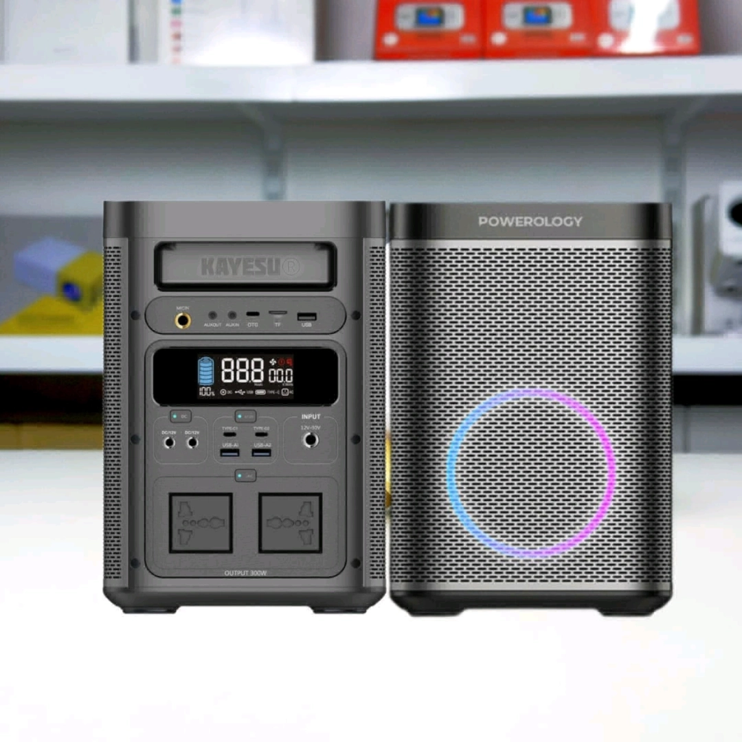 Brand New Portable Power Station (300W, 90000mAh) with Speaker