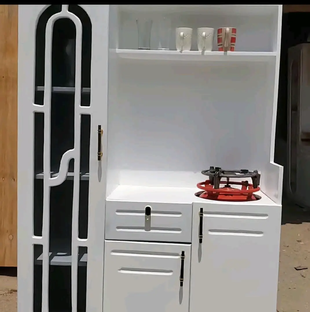 Kitchen Cabinet (3 Doors) with Plate Rack thumbnail 6