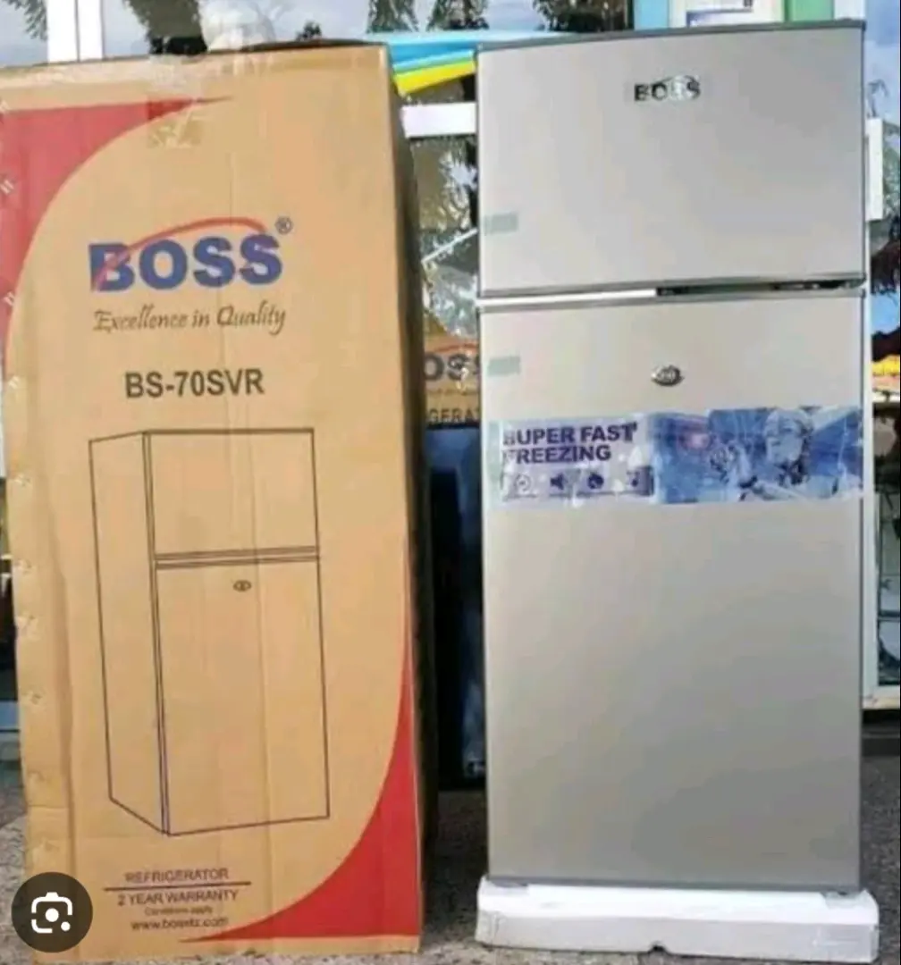 Boss BS-70SVR Double Door Refrigerator