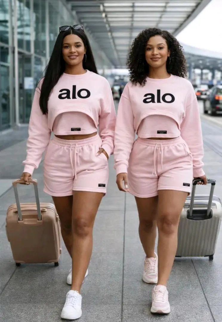Alo Women's Short Tracksuit Set