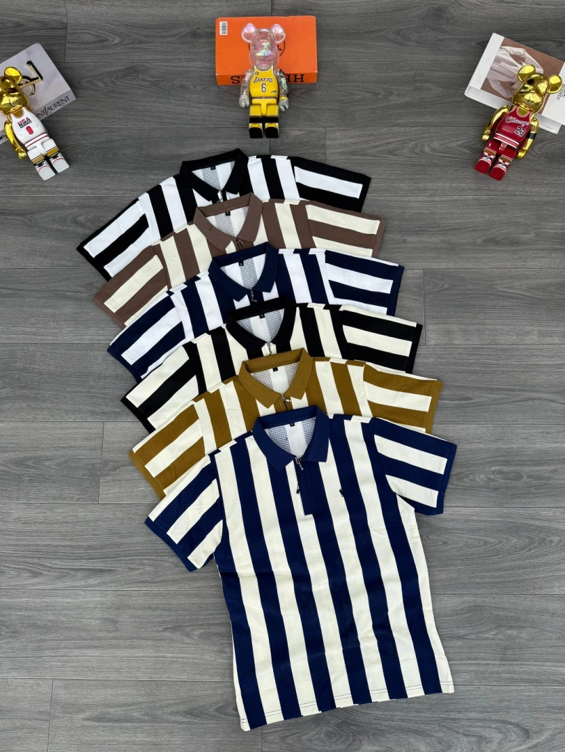 Striped Polo Shirts Men's Collection thumbnail 6