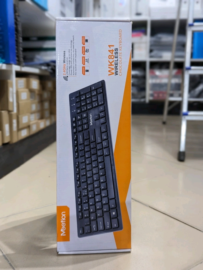 Meetion WK841 Wireless Chocolate Keyboard