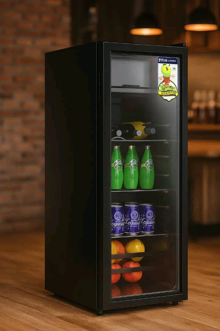 PMAX Showcase Fridge 95 Litres Mini-Refrigerator