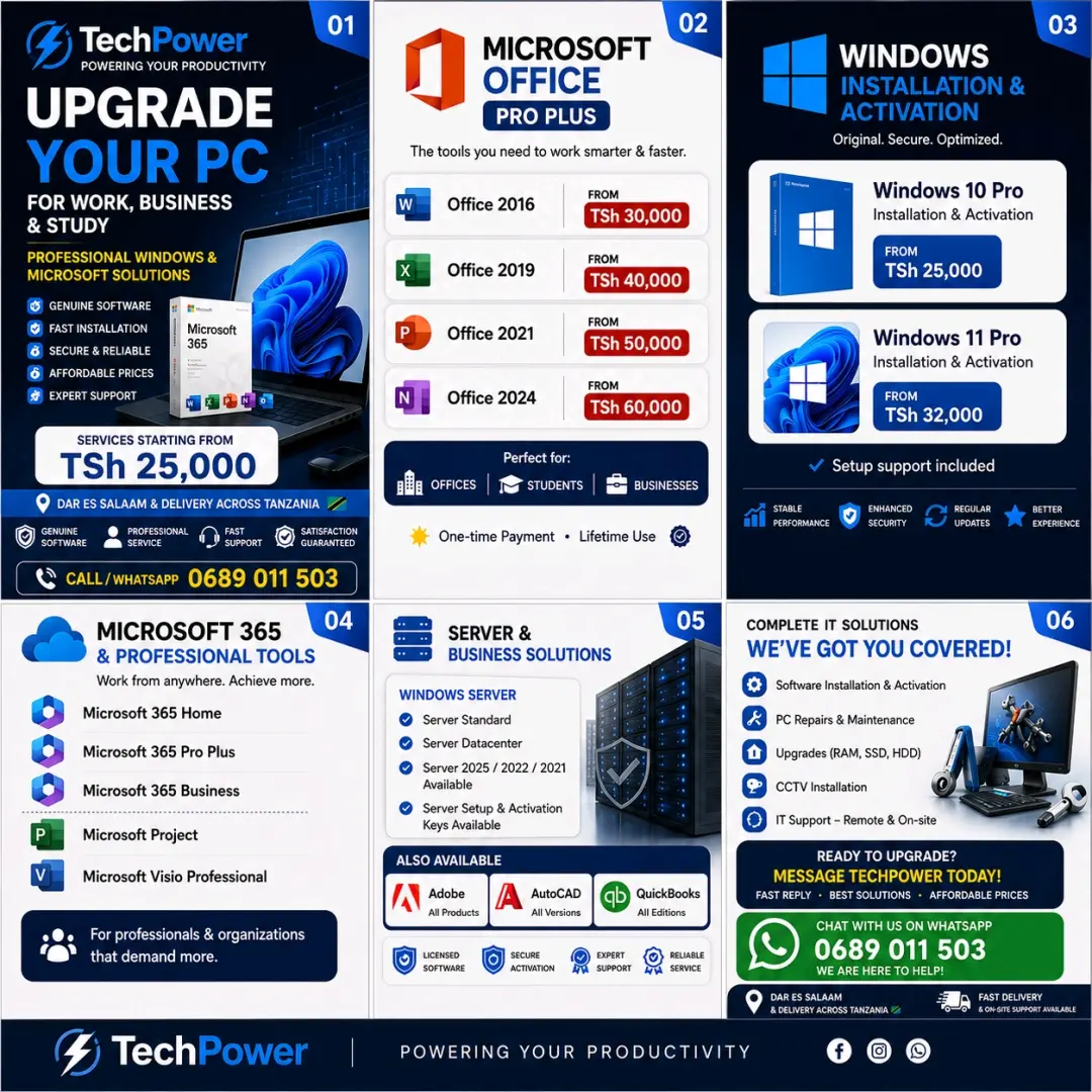 Windows & Microsoft Office Licenses - TechPower
