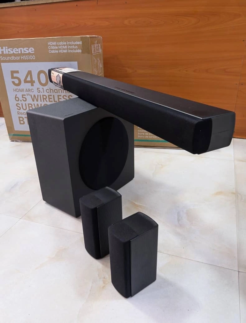 Hisense 5.1 Channel 540W Wireless Soundbar System (HS5100)