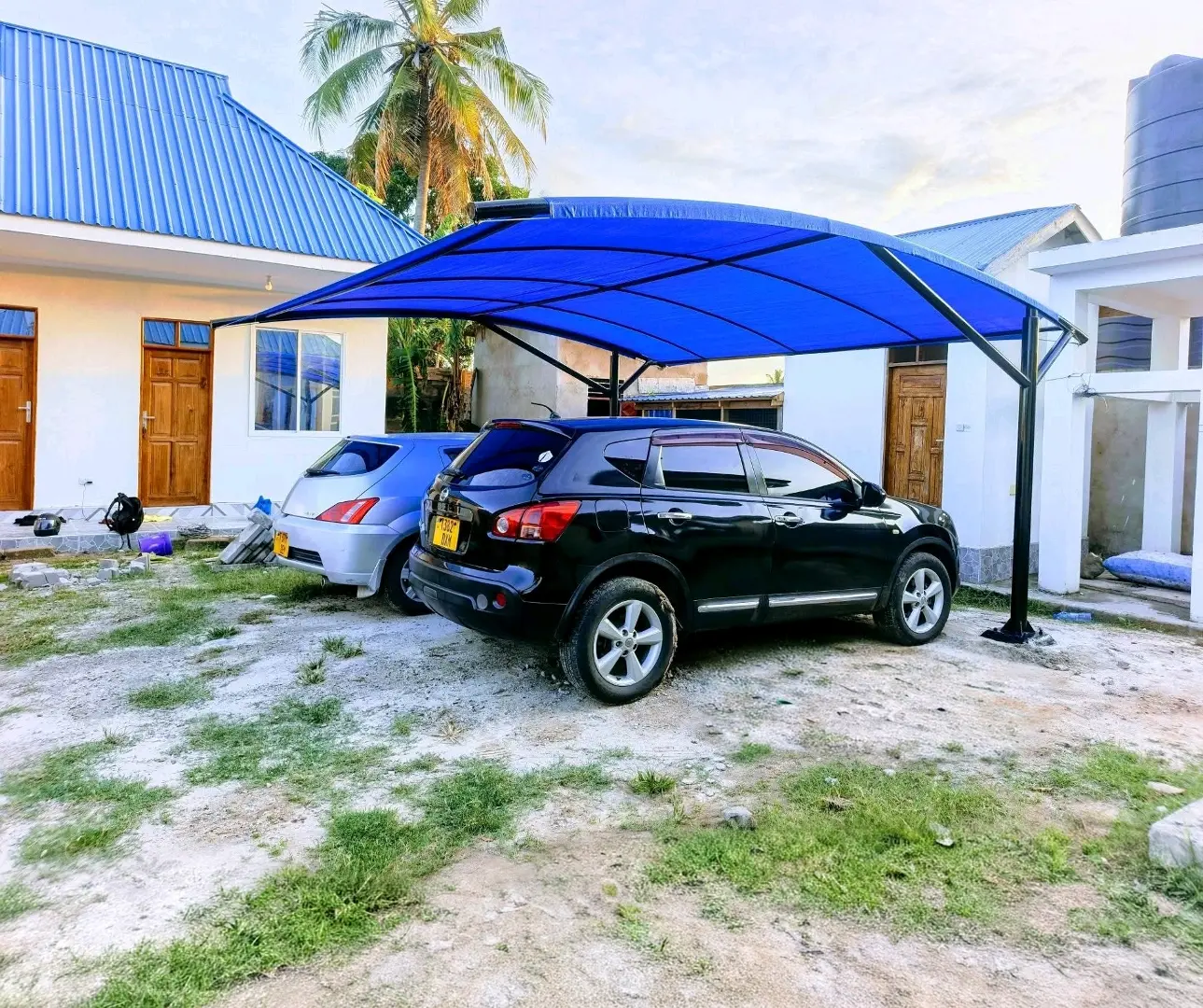 Heavy Duty 2-Car Parking Shed