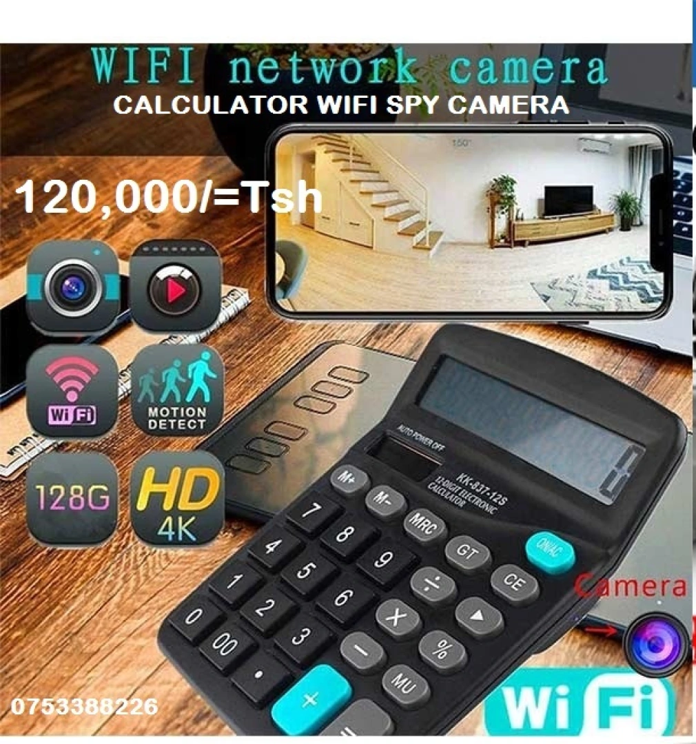 Calculator Wi-Fi Spy Camera