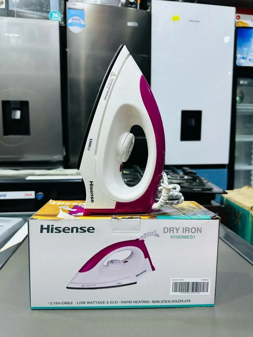 Hisense Dry Iron Slim (White/Magenta) thumbnail 2