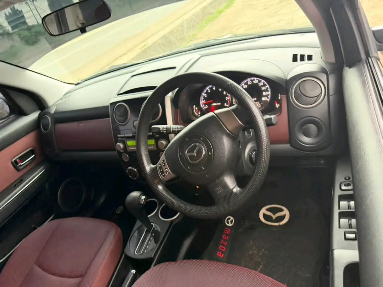 Mazda Verisa 2008 Maroon thumbnail 6