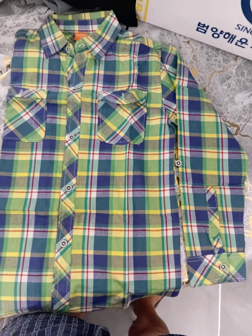 Brand New Kids' Plaid Shirt (Korea) thumbnail 2