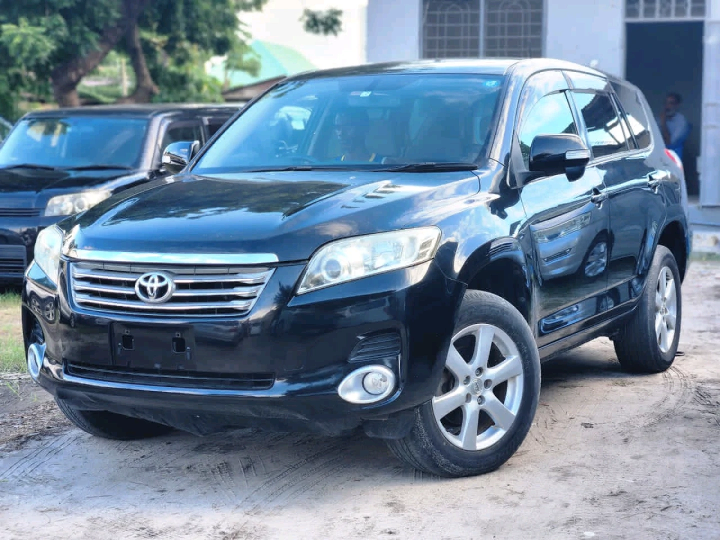 Toyota Vanguard SUV 2008 Black thumbnail 2