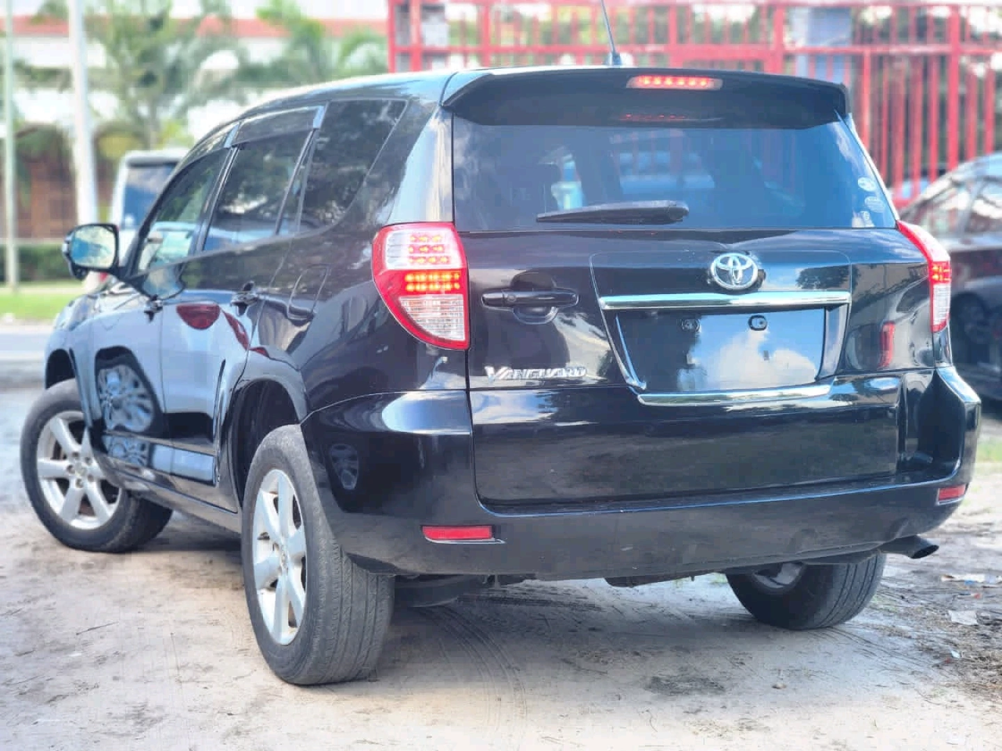 Toyota Vanguard SUV 2008 Black thumbnail 3