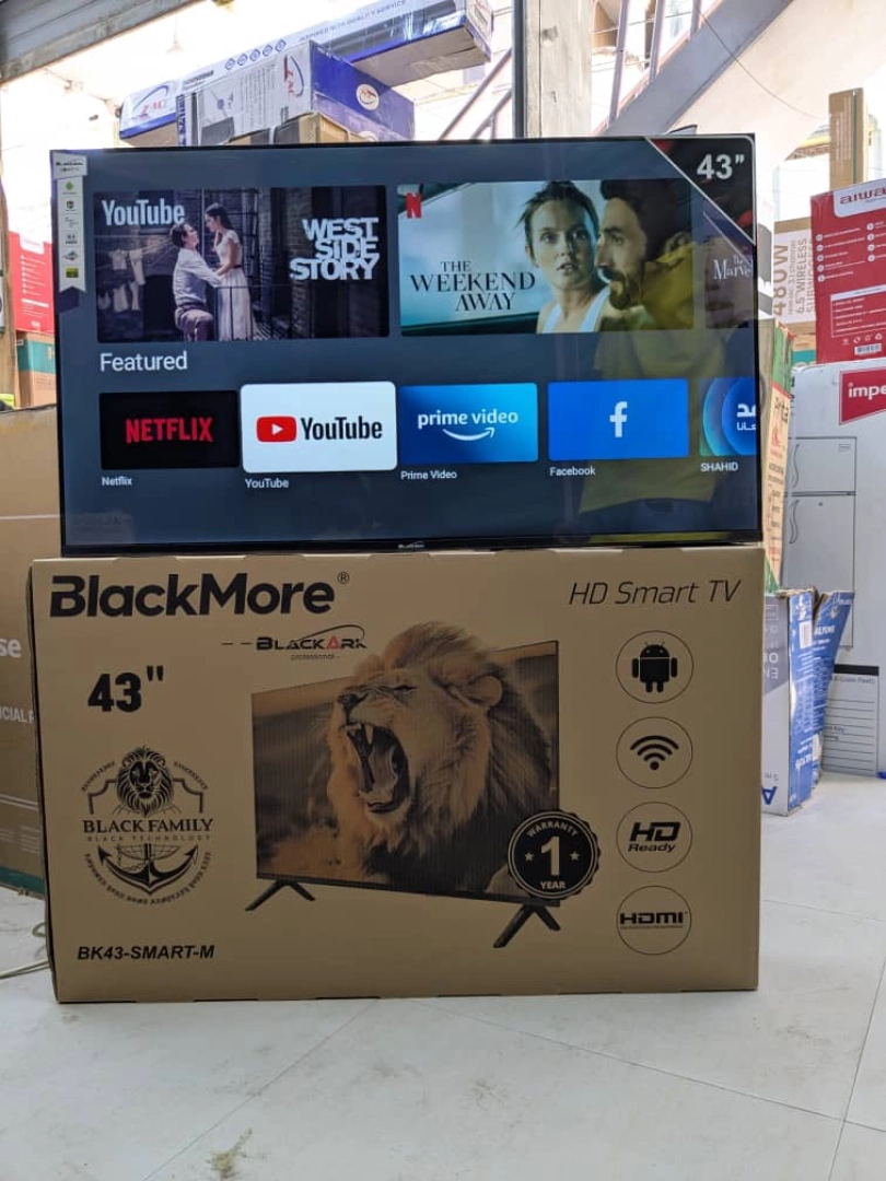 BlackMore 43 Inch Full HD Smart TV with Free Bracket