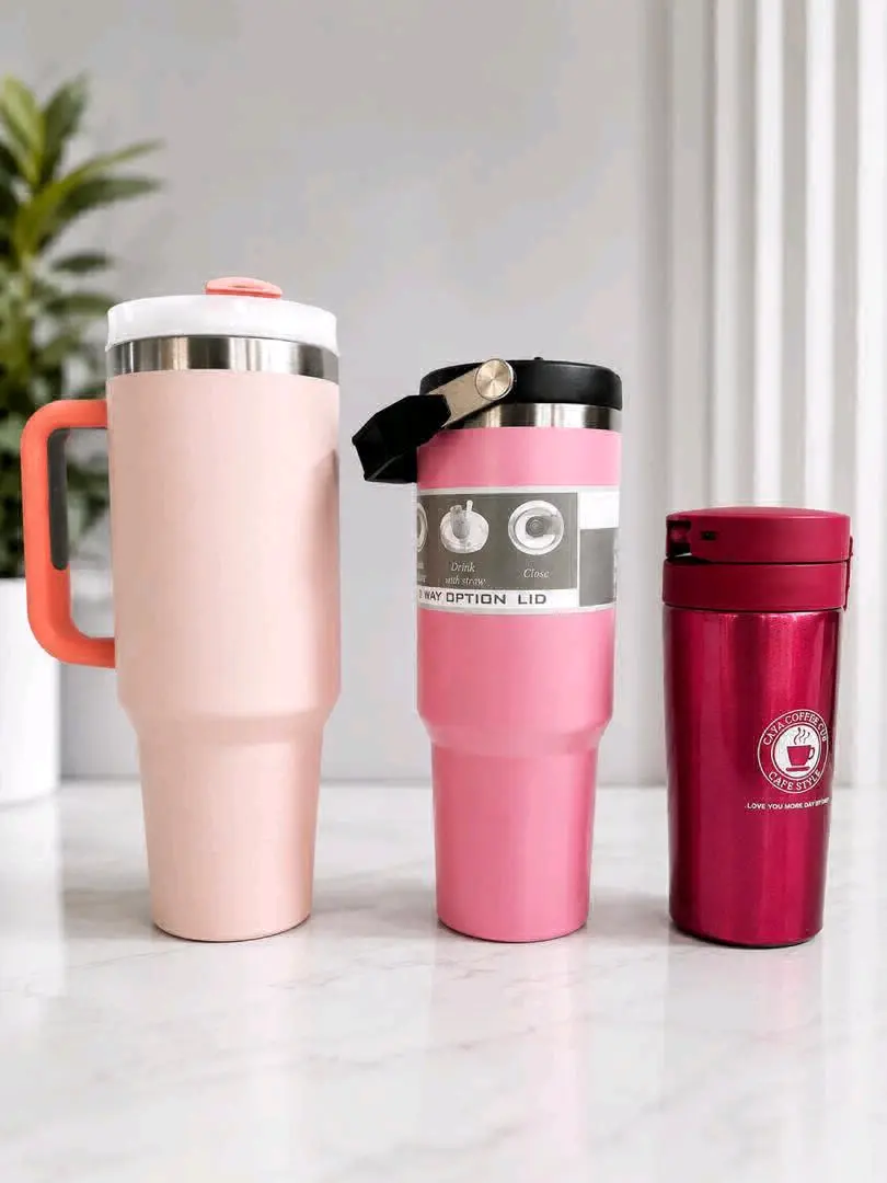 Set of 3 Insulated Vacuum Mugs (Bottle Cups) thumbnail 4