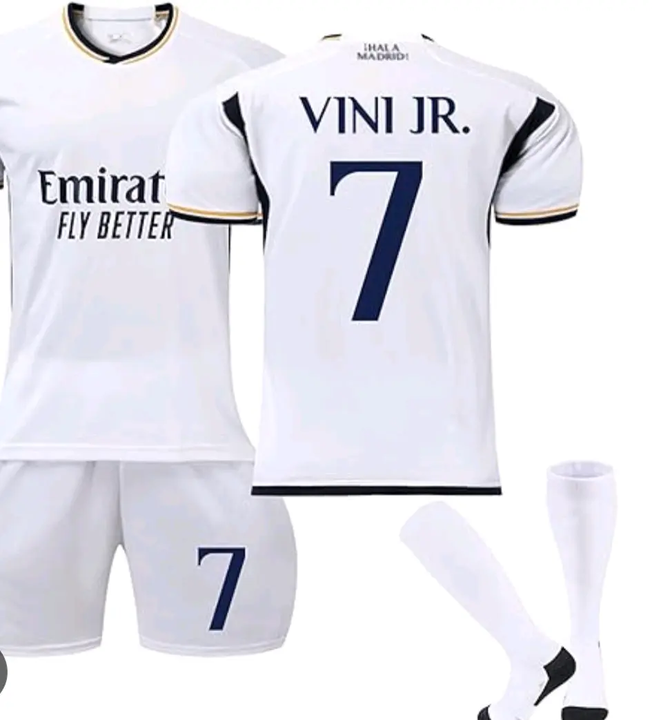 Kids Football Jersey Set Size 6-7