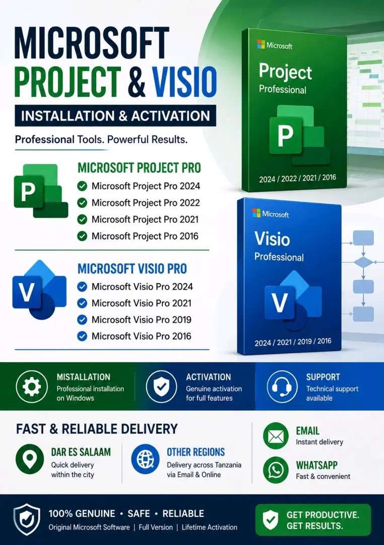 Microsoft Project & Visio Professional Installation