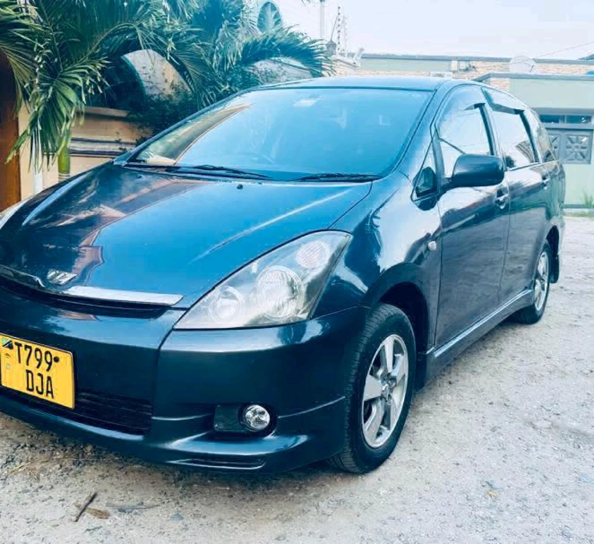Dark Grey Toyota Wish Minivan For Sale thumbnail 2