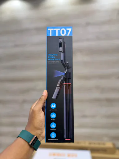 TT07 AI Tracking Gimbal Selfie Stick with Tripod
